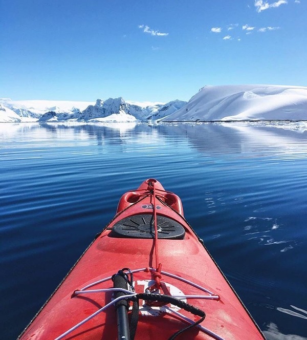 Kayaking in Antarctica - Interesting, , Antarctic, Sea, Sport, Photo, Kayak