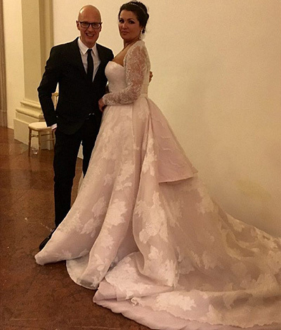 Mom became Anna Netrebko - Wedding Dress, Anna Netrebko, Longpost