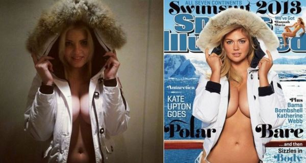 Looking forward to continuing... - NSFW, Kate Upton, Strawberry, Photo, Twins, Breast, Longpost