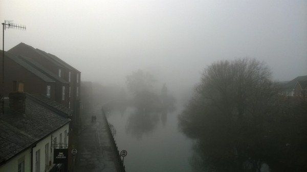 Christmas fog in England - My, Fog, England, Weather, New Year, Great Britain