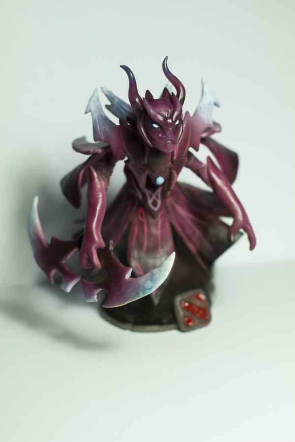 Spectra (Dota 2) - My, Dota 2, Polymer clay, Figurine, Sculpture, Handmade, Longpost, Figurines