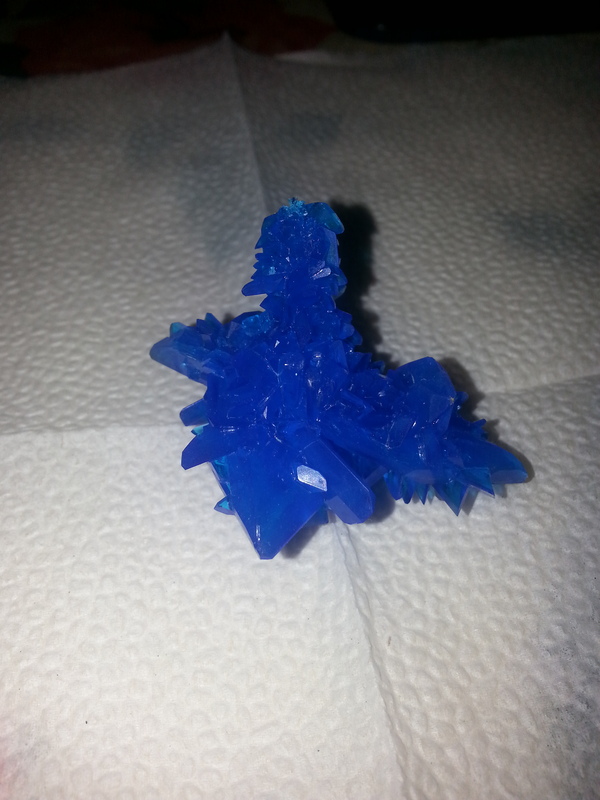 Crystals are beautiful. - My, Crystals, Copper sulphate