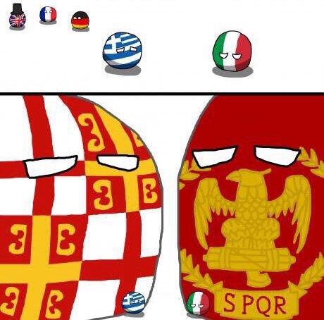 Heritage - Byzantium, Rome, Countryballs