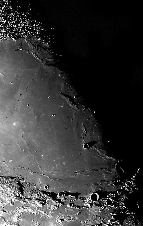 SEA OF CALM - moon, Crater, , Calmness, Astronomy, Telescope, Space