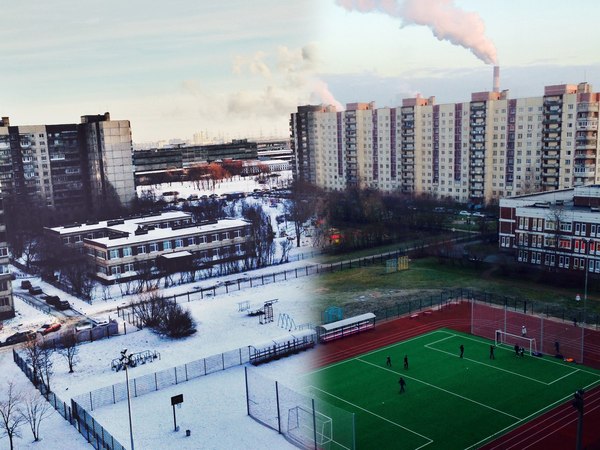 View from the window - My, Seasons, View from the window, Saint Petersburg