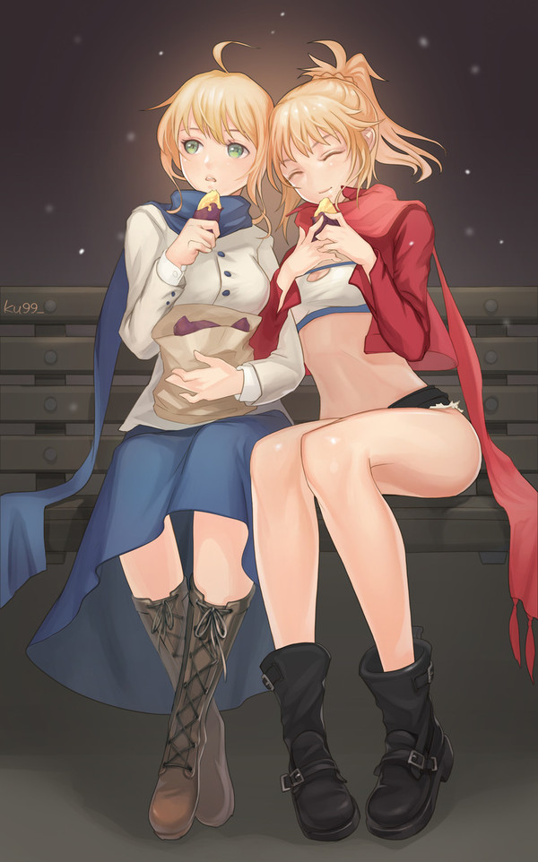 Saber & Mordred