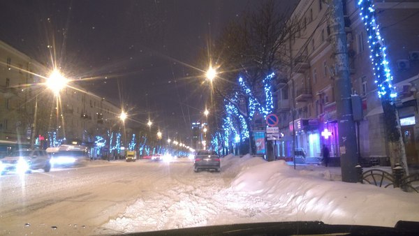 And winter is here ;) - My, Winter, Voronezh, Snow, Magic