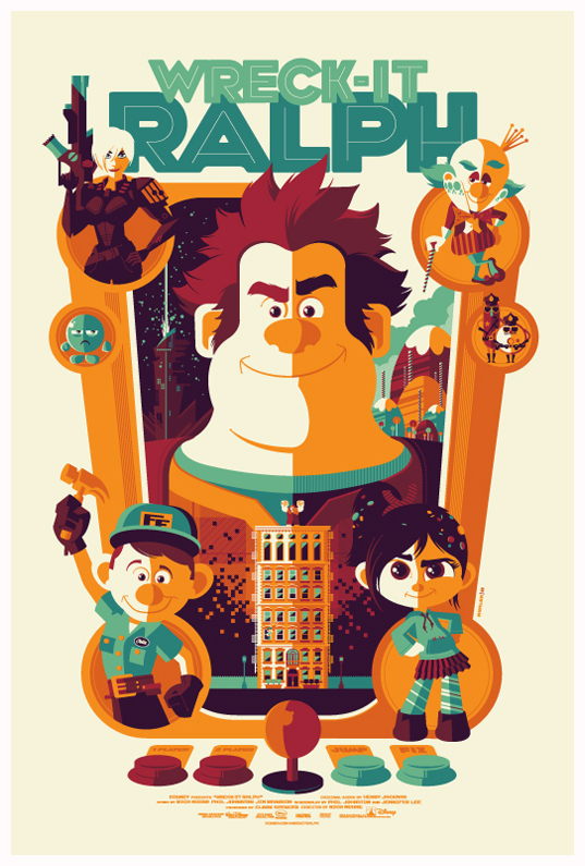 Постеры: Tom Whalen - Арт, Постер, Фильмы, Мультфильмы, Художник, Ретро, Длиннопост