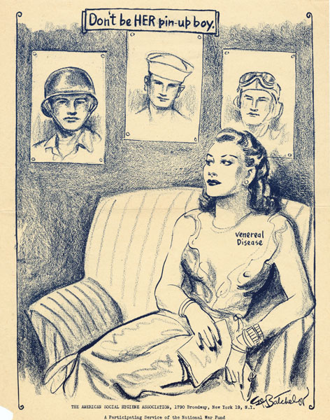 15 Weird World War II US Propaganda Posters About Insidious Women - Poster, USA, The Second World War, Propaganda, STDs, Female, Longpost, Women