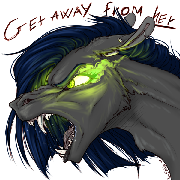 - Отойди от неё!