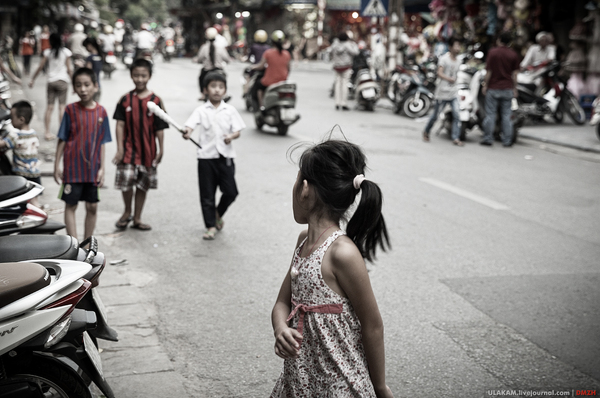 Drama. - My, Photo, Vietnam, Hanoi, Drama, Reportage, The street, Children, Gang
