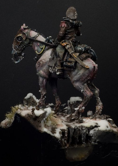 Krieg Officer - Modeling, Warhammer 40k, Longpost, Cavalry, Death korps of krieg, Officers