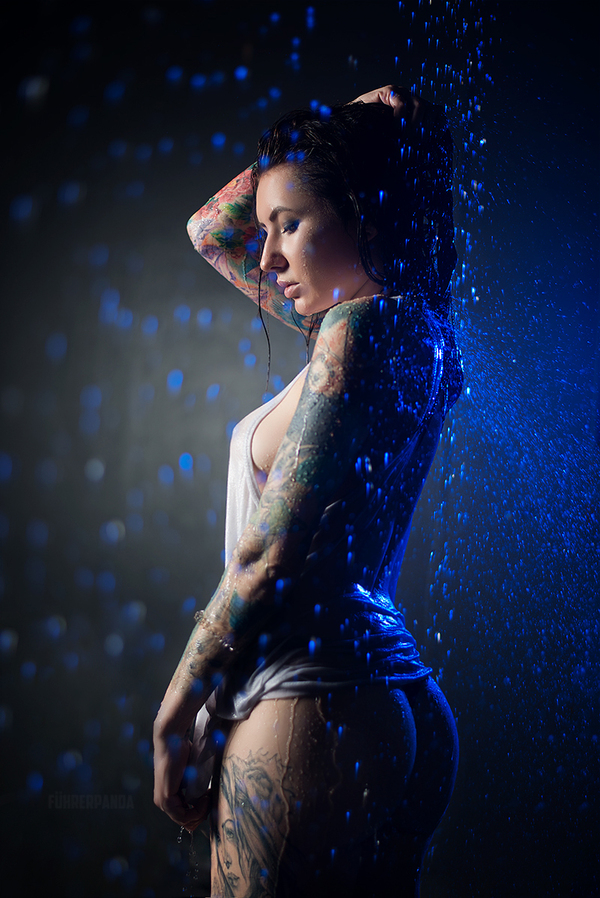 Anastasia. Part 1 - NSFW, Nikon, Water, Tattoo, My, Russia, Girls, The photo, 