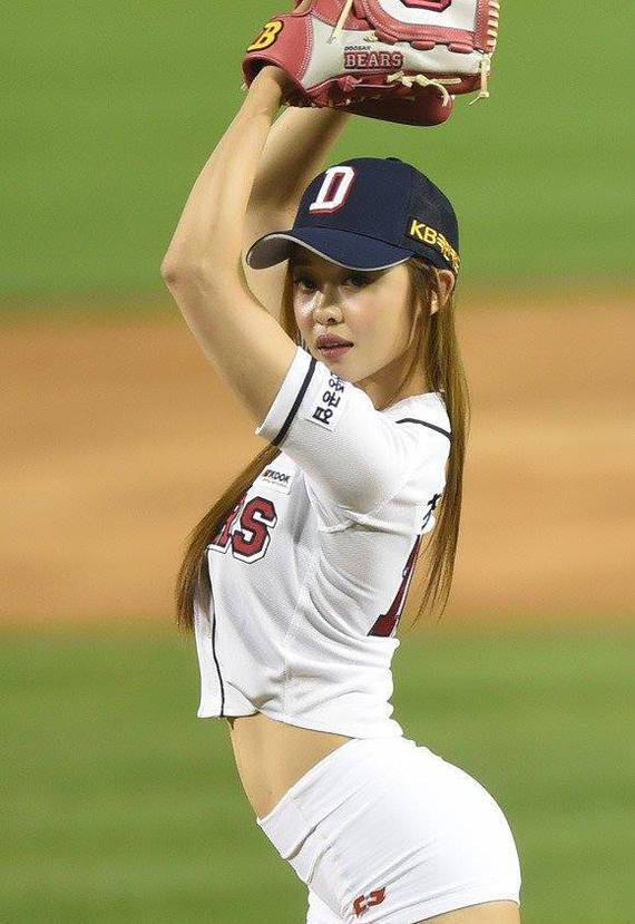 Do you love Korean baseball as much as I do? - Baseball, Корея, beauty, Longpost, Girls