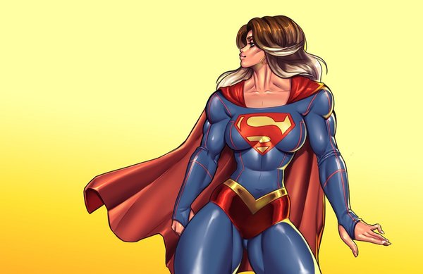 Supergirl - , Art, Strong girl, Supergirl, Dc comics, Girls