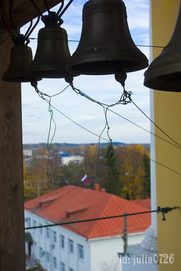 From the bell tower - My, The photo, Russia, Bell tower, Bells, Sky, Longpost