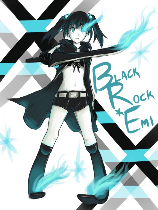 Black Rock Emi Katawa Shoujo, Emi Ibarazaki, , Black Rock Shooter, Anime Art, ,  ,  