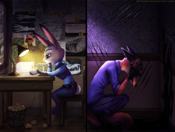   Neytirix, , , Nick Wilde, Judy Hopps, , Zootopia Story