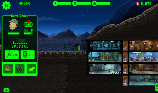 ������ �� Fallout Shelter.