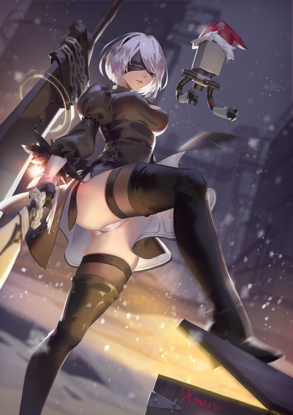 Nier - NSFW, Anime art, Art, Games, NIER