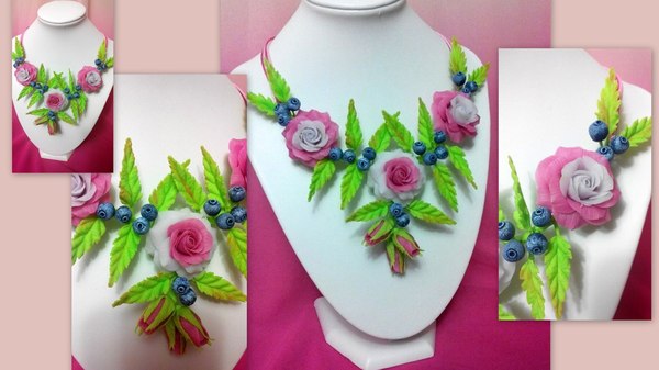 Polymer clay jewelry - My, Handmade, With your own hands, Polymer clay, , Longpost