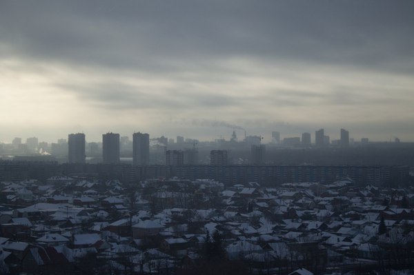 Morning in Chelyabinsk. - My, Chelyabinsk, Photo, Morning, Fog, Silent Hill, , Smog, Smoke, The photo