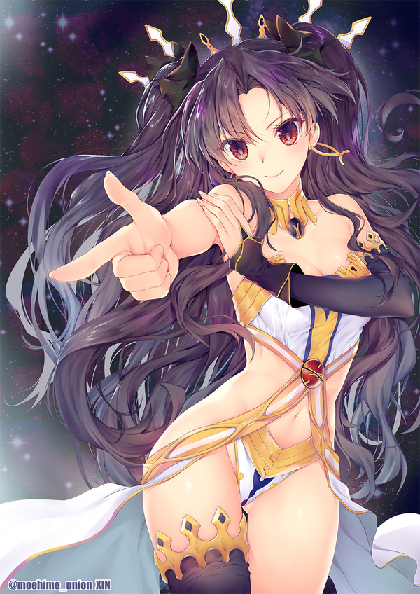 Anime art - Anime Art, Аниме, Fate Grand Order, Tohsaka Rin, Ishtar