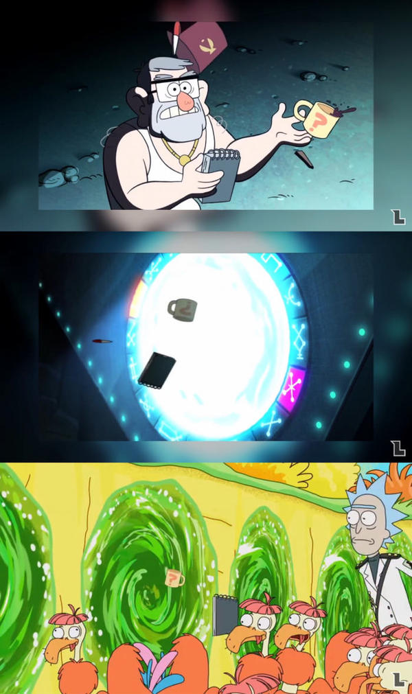 Гравити Фолз / Рик и Морти