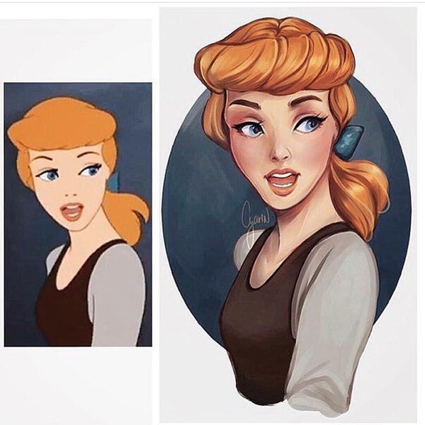 Detailing. - Art, Walt Disney, Cinderella, Cover