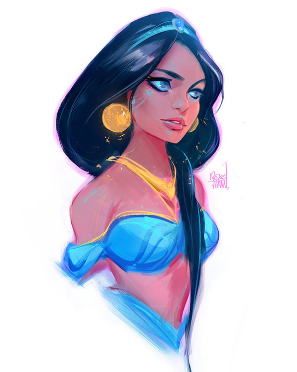 Princess Jasmine , , , Rossdraws,  