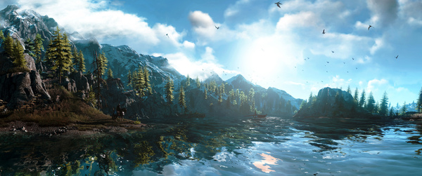 Just a landscape from The Witcher 3 - My, Witcher, Landscape