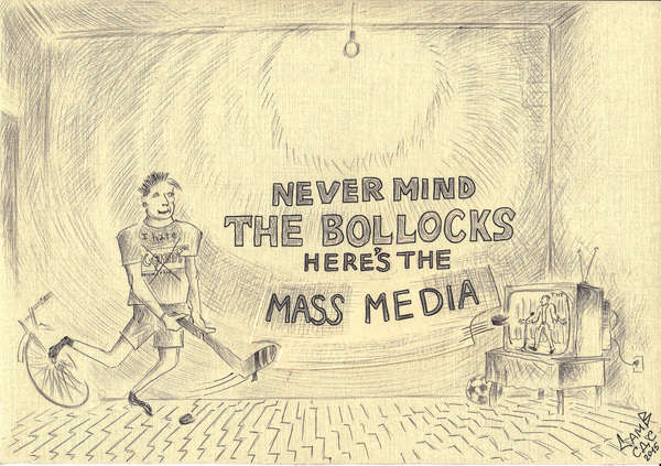 _Punks against the media_ - My, media, Confrontation, Popular culture, The television, Punks, Satire, Media and press