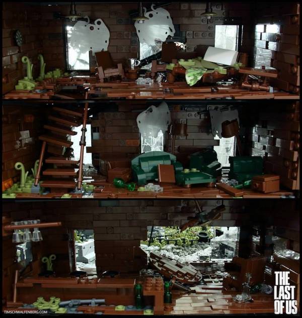 Канадец построил улицу из The Last of Us с помощью LEGO - Игры, Новости, Интересное, Game2day, The Last of Us, LEGO, Длиннопост