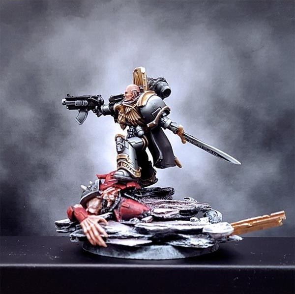 Nathaniel Garro, the Knight-Errant by onion_knight. - Warhammer 30k, Miniature, Garro, Photo, Longpost