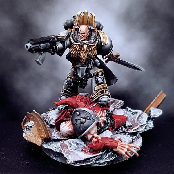 Nathaniel Garro, the Knight-Errant by onion_knight. - Warhammer 30k, Miniature, Garro, Photo, Longpost