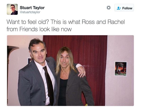 Do you want to feel old? This is Ross and Rachel from Friends. - Friends, Rachel Green