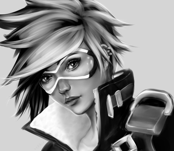 Tracer Tracer, Overwatch, Game Art, , Blizzard