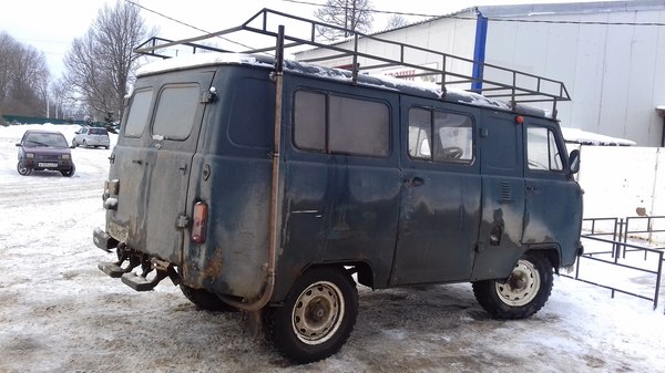 Bosozoku in Russian (Japanese exhaust system tuning) - My, bosozoku, Tuning, UAZ, Loaf
