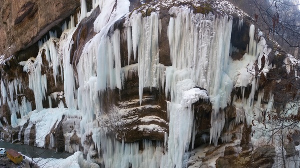 Chegem waterfalls. Another time - My, Chegem waterfalls, , Video, , Nature, Longpost, The photo