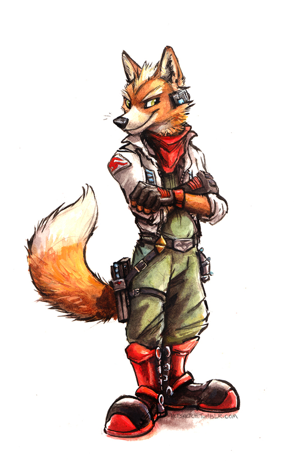 Fox McCloud - Fox, Star fox, Furry, Art, Kenket