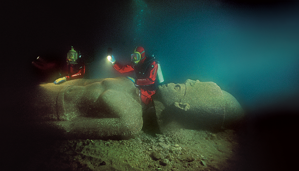«Египетская Атлантида»: На дне Средиземного моря нашли два легендарных города Антропогенез, антропогенезру, Египет, затонувший город, Средиземное море, длиннопост, познавательно