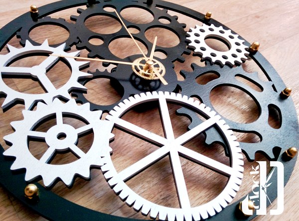 Wall clock Gears - My, Clock, Decor