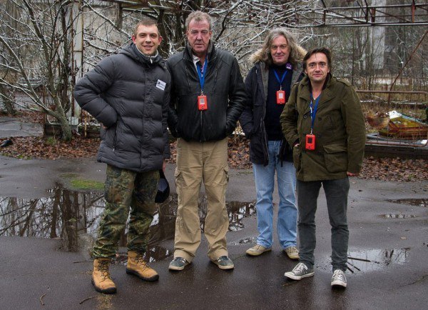 Nothing special, just Clarkson, May and Hammond in the ChEZ - Chernobyl, Top Gear, Pripyat