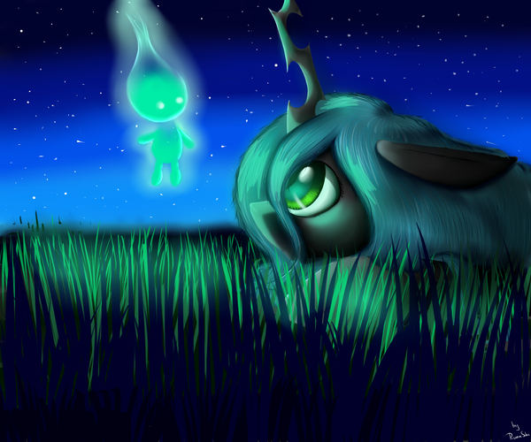 Queen Chrysalis and Spirit