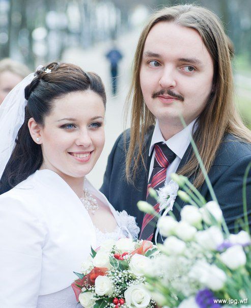 A selection of beautiful newlyweds - Wedding, Each creature has a pair, Blood from the eyes, Longpost