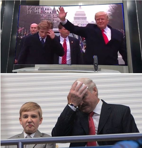 Future politicians :) - Humor, Children, Alexander Lukashenko, Donald Trump