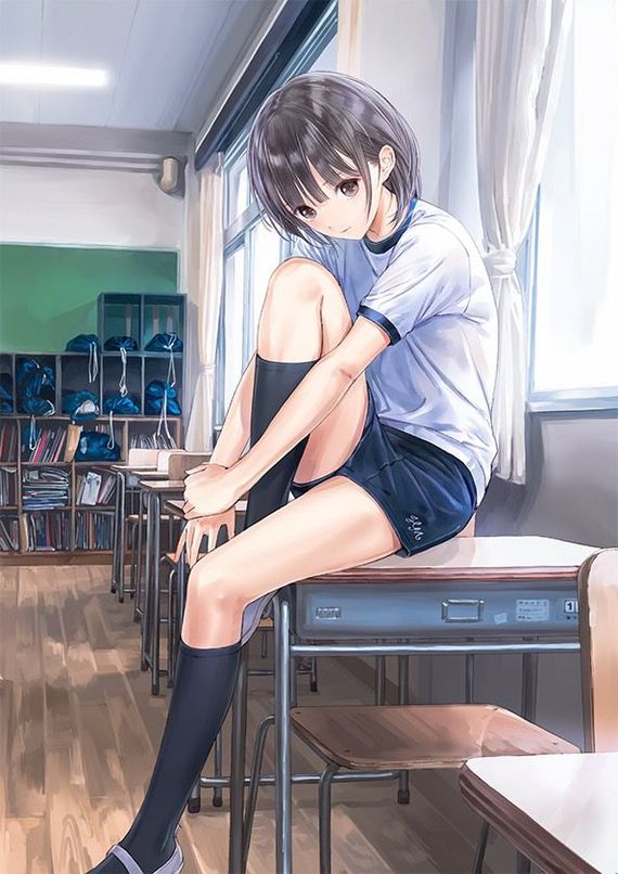 Gym uniform - Gym uniform, Аниме, Anime Art, Anime Original