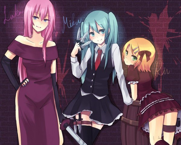 Vocaloids , Vocaloid, Hatsune Miku, Anime Art, Megurine Luka, Kagamine Rin