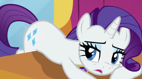 Write text for the picture - , Rarity, My little pony