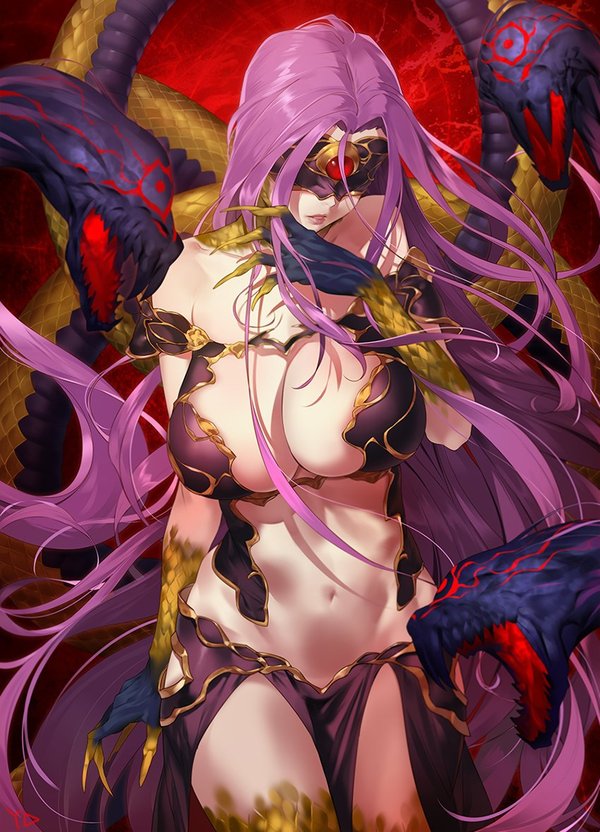 Gorgon - Art, Anime art, Fate grand order, Rider, Yang-Do